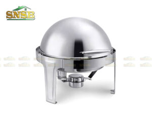 Round Roll Top Chafing Dish